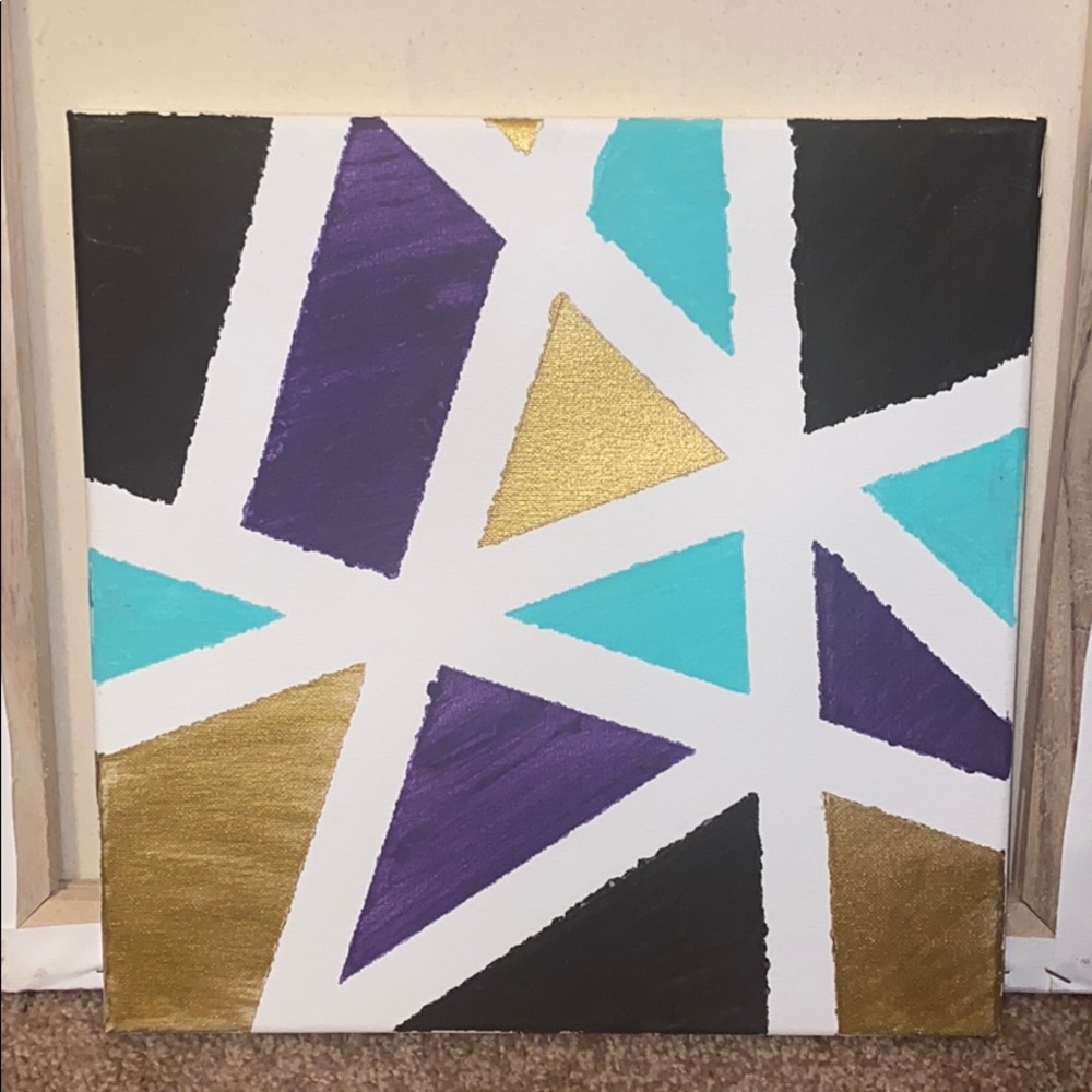 Hand Painted Canvas 9x9